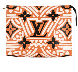 Louis Vuitton Crafty Toiletry Pouch 25, Canvas, Orange, SA2280(2020),DB,3*